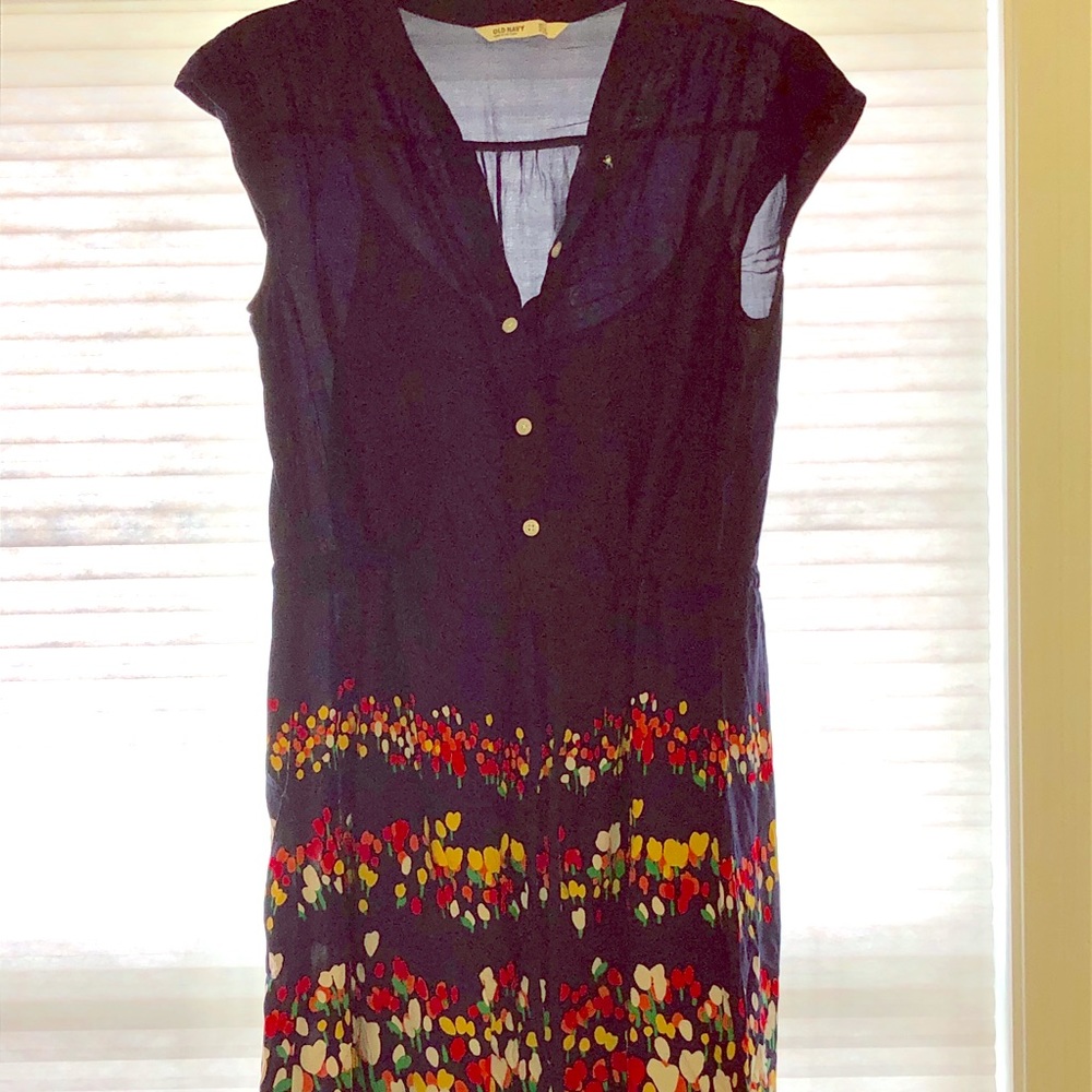 Old Navy, spring dress, flower print